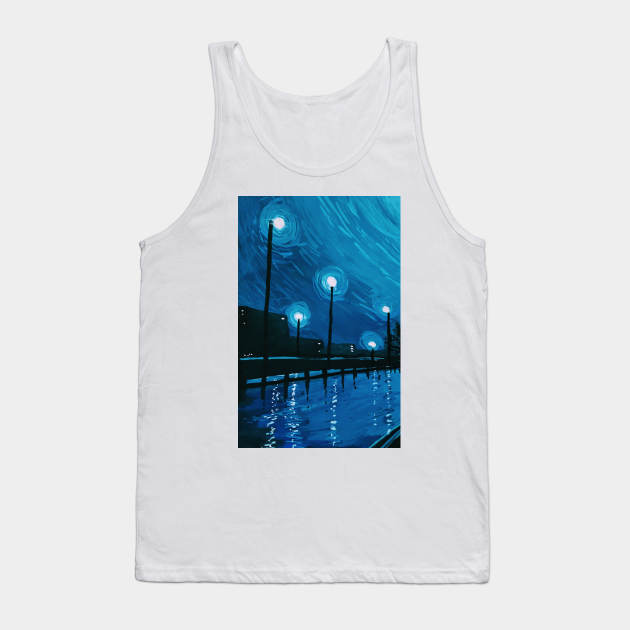 Blue Reflections Tank Top by emmawtj